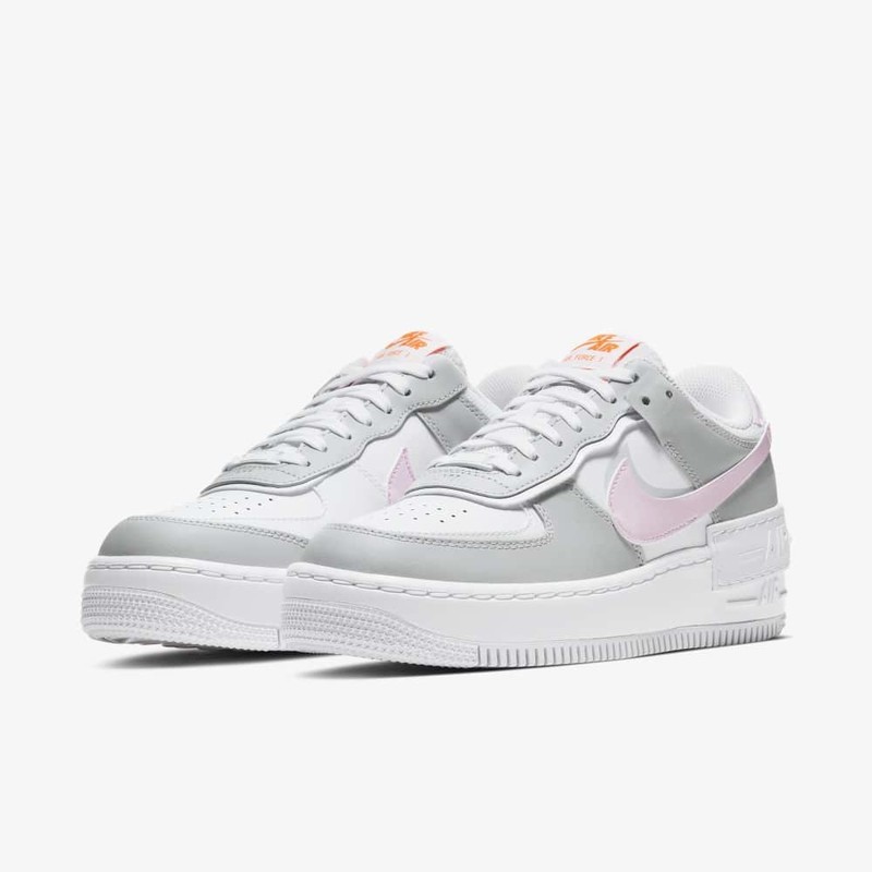 nike air force pink and grey